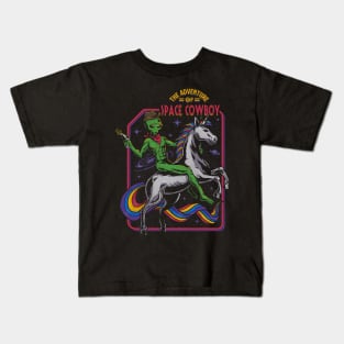 The Adventure Of Space Cowboy Kids T-Shirt